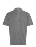 Polo Shirt Tops Polos Short-sleeved Grey Armani Exchange