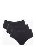 Sloggi Go Daily Cotton Midi 3P Truse Brief Truse Black Sloggi