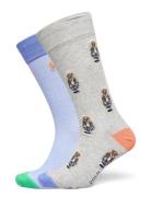 Polo Bear Trouser Sock 2-Pack Underwear Socks Regular Socks Grey Polo ...