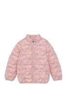 Jacket Quilted - Aop Fôret Jakke Pink Color Kids