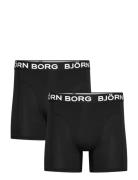 Bamboo Cotton Blend Boxer 2P Boksershorts Black Björn Borg