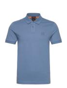 Passenger Tops Polos Short-sleeved Blue BOSS