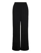 Rwelif Mw Trousers Bottoms Trousers Wide Leg Black Rosemunde