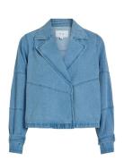 Vivikea Denim Trenchcoat Jacket Dongerijakke Denimjakke Blue Vila