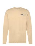 M L/S Simple Dome Tee Sport T-shirts Long-sleeved Beige The North Face