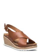 Selma Sko Wedge Brown SWEEKS