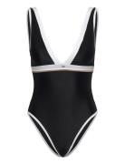 Boss Codes Swimsuit Badedrakt Badetøy Black BOSS