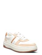 Harlie Color-Blocked Leather Sneaker Lave Sneakers White Lauren Ralph ...