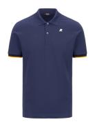 Vincent Pique Tops Polos Short-sleeved Navy K-Way