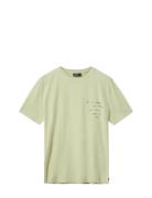 Kap Dan Tee Print Tops T-shirts Short-sleeved Green H2O