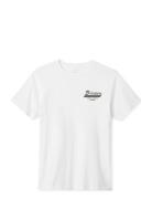 Township S/S Tlrt Tops T-shirts Short-sleeved White Brixton