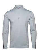 Mens Sporty Baselayer Sport T-shirts Long-sleeved Grey BACKTEE