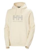 W Hh Logo Hoodie 2.0 Sport Sweat-shirts & Hoodies Hoodies Cream Helly ...