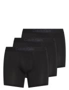 Boxer Brief 3Pk Boksershorts Black Calvin Klein