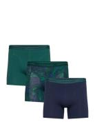 Cotton Stretch Boxer 3P Boksershorts Green Björn Borg