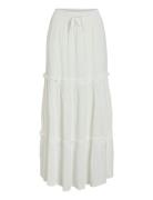 Vimesa Hw Maxi Skirt - Noos Langt Skjørt Cream Vila