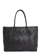 Ck Woven Medium Shopper Shopper Veske Black Calvin Klein