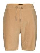 Alberto Terry Shorts Bottoms Shorts Sweat Shorts Beige Clean Cut Copen...