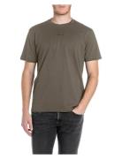 T-Shirt Regular Replay Basics Tops T-shirts Short-sleeved Green Replay