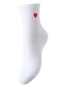 Pcmova Socks Noos Bc Lingerie Socks Regular Socks White Pieces