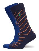 Allover Pony & Striped Sock 2-Pack Sokker Strømper Multi/patterned Pol...