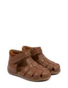 Starters™ Velcro Sandal Shoes Summer Shoes Sandals Brown Pom Pom