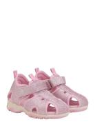 Baby Sandals W. Velcro Strap Shoes Summer Shoes Sandals Pink Color Kid...