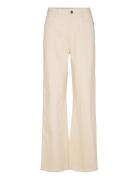 Msennie Wide Leg Jeans Bottoms Jeans Wide Cream Minus