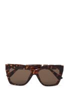 Pclouisa Sunglass Box Solbriller Brown Pieces