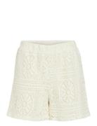 Vimerinda Crochet Hw Shorts Bottoms Shorts Casual Shorts White Vila