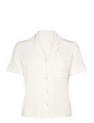 Jacket Ss Jersey Essential Topp White Hunkemöller
