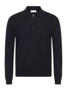 Orbit Rws Tops Knitwear Half Zip Jumpers Black Tiger Of Sweden