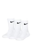 3W-3Pk Crew Sock Sokker Strømper White Nike