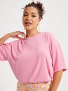 Pieces Pcapusa Ss Oversized Tee D2D Bc Prism Pink