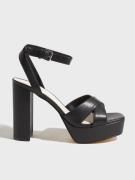 Only Shoes - High heels - Black - Onlautum-3 Pu Heeled Sandal - Hæler ...