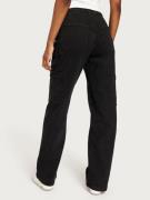 Pieces - Straight leg jeans - Black Denim - Pcjoella Cargo Pants Black...