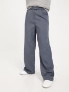 Pieces - Vide bukser - Ultimate Grey - Pcmoa Hw Wide Pants D2D - Bukse...