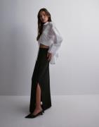 Selected Femme - Svart - Slfilvetti Long Skirt