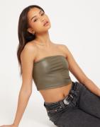 Noisy May - Grønn - Nmhunter Bandeau Cropped Top