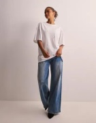 Only - Hvit - Onllucy Life S/S Bling Top Box Jrs