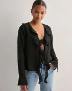 Neo Noir - Svart - Anika Burnout Blouse