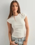 Nelly - Hvit - My Best Rib Tee