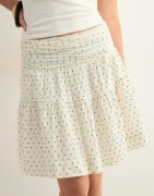 Neo Noir - Hvit - Tarrow Dot Skirt