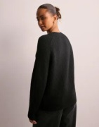Selected Femme - Svart - Slflulu Ls Knit Short Cardigan B No
