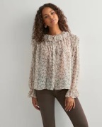 Vero Moda - Blomstrete - Vmpetra Ls Shirt Wvn Ga Noos