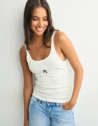 One Teaspoon - Hvit - Rib Singlet