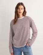 Pieces - Rutete/Stripete - Pcsadie Ls Top Noos