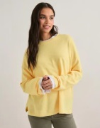 Only - Gul - Onlloyal Amalio Life Ls O-Neck Knt