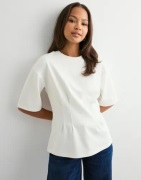 Vero Moda - Hvit - Vmtanya 2/4 Fitted Top Jrs Exp