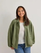 Nelly - Grønn - Puffy Pleat Brushed Jacket